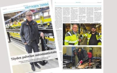 Sermatechin tarina esillä Satakunnan Yrittäjälehdessä